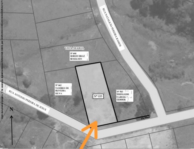 Terreno 600m² L 81- Bairro Vila Maria 