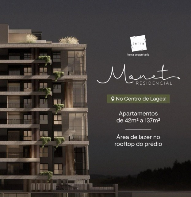 Apartamento com 03 suítes- Monet Residencial 